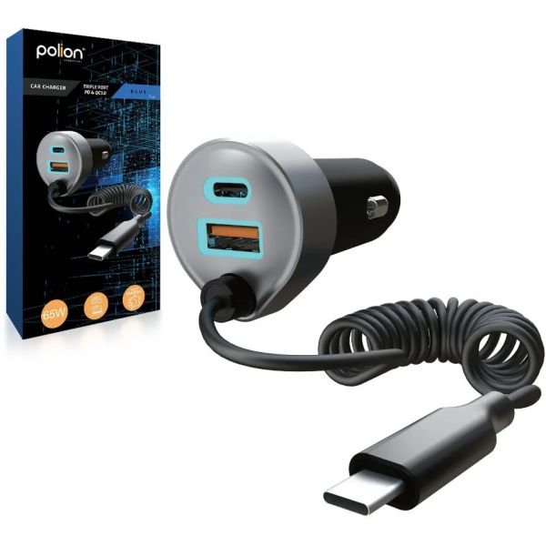 Ładowarka samochodowa Polion USB-C